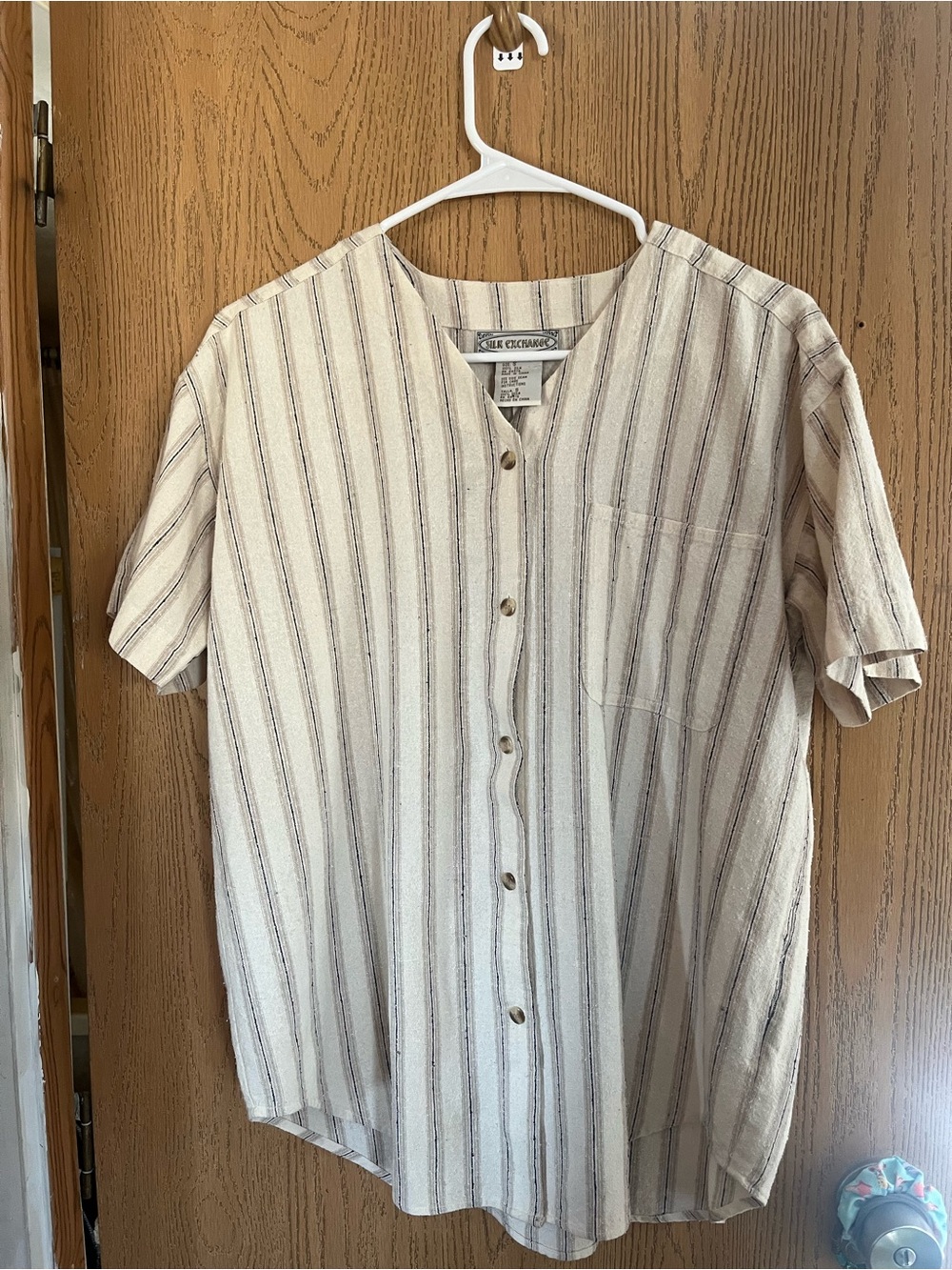 Silk Exchange 100% silk vintage shirt